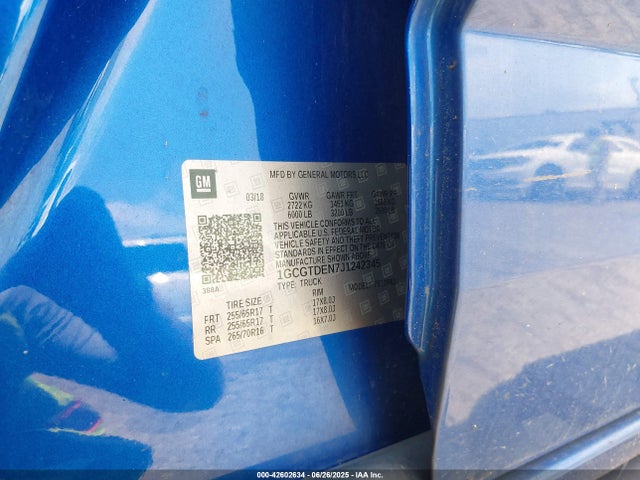 1GCGTDEN7J1242345 Chevrolet lgz - di: direct injection, vvt: variable valve timing, alum, var2, gen2