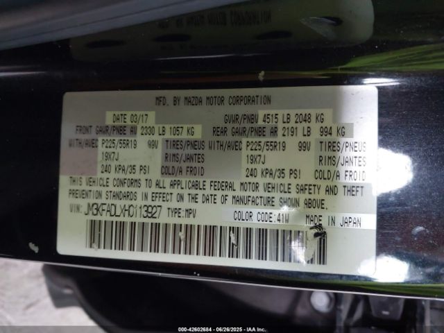 2017 MAZDA CX-5 JM3KFADLXH0113927 Photo 8