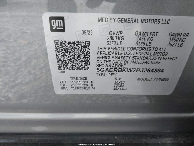 5GAERBKW7PJ264864 Buick lfy