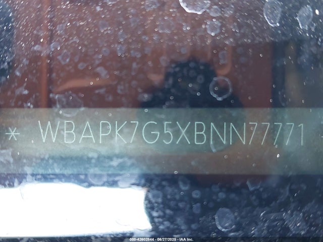 2011 BMW 328I WBAPK7G5XBNN77771 Photo 8