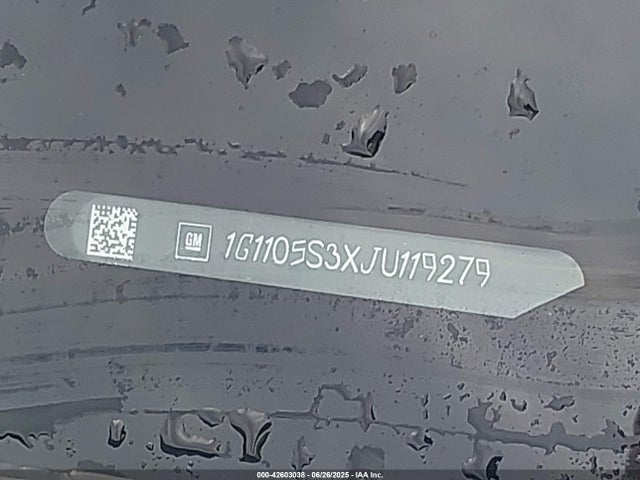Chevrolet lfx - spark ignited direct injection, vvt, e85 max, alum 2018 1G1105S3XJU119279 Image 9