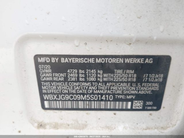 2021 BMW X1 WBXJG9C09M5S01410 Photo 8