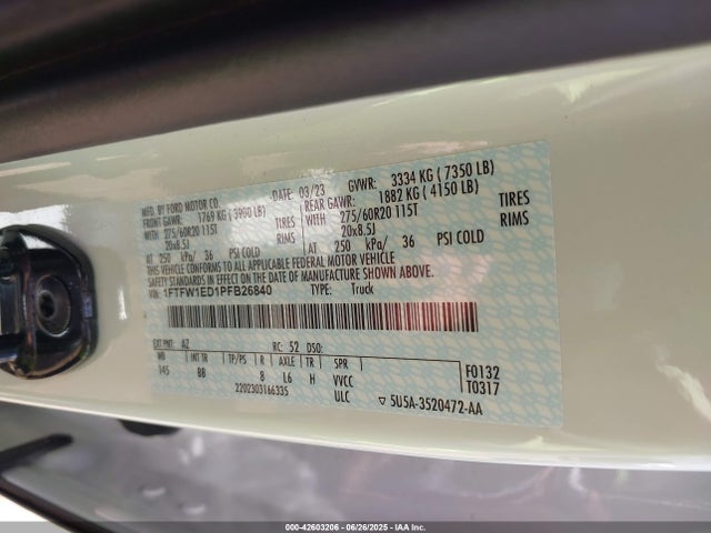 Ford 2023 2023 1FTFW1ED1PFB26840 Image 9