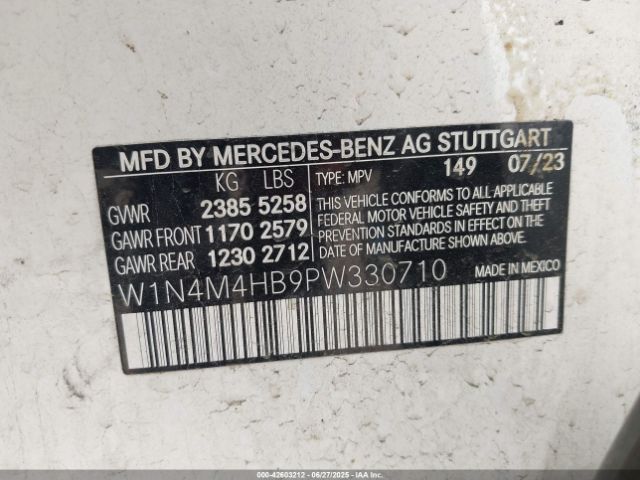 2023 MERCEDES-BENZ GLB 250 W1N4M4HB9PW330710 Photo 8