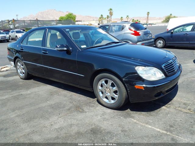 2000 MERCEDES-BENZ S 500 WDBNG75J8YA048281