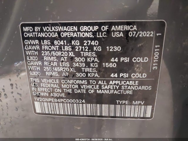 1V2GNPE84PC000324 Volkswagen ID.4