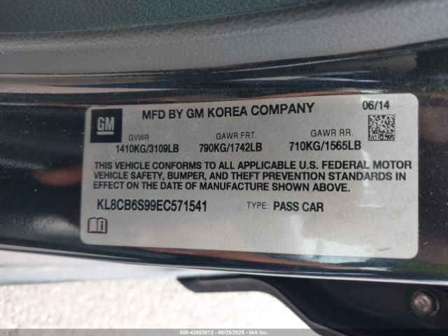 KL8CB6S99EC571541 Chevrolet ll0