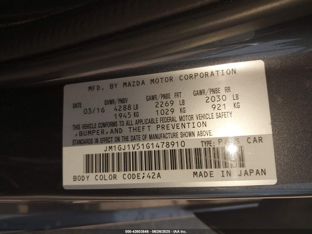 JM1GJ1V51G1478910 Mazda py