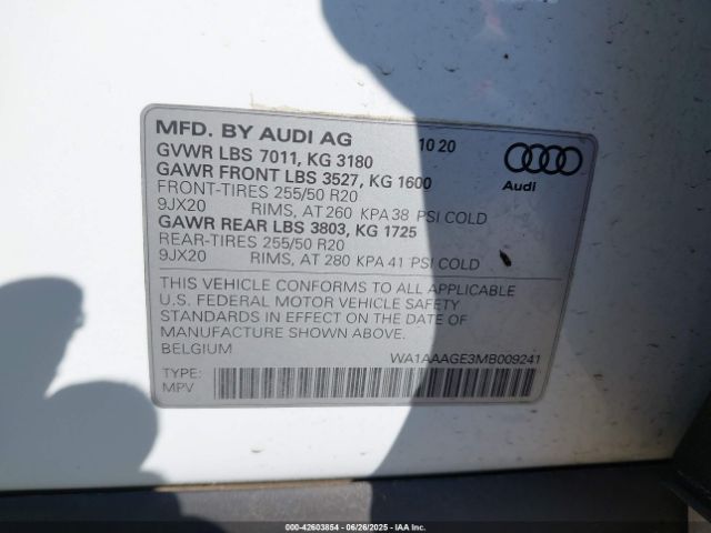 2021 AUDI E-TRON WA1AAAGE3MB009241 Photo 8