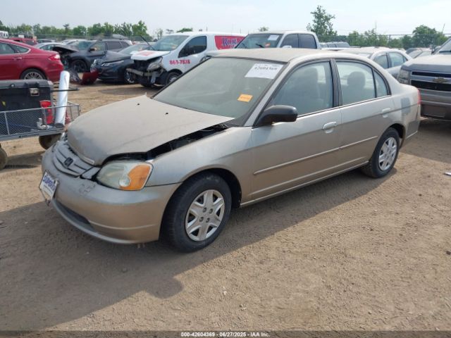 2003 HONDA CIVIC 2HGES16563H562592 Photo 1