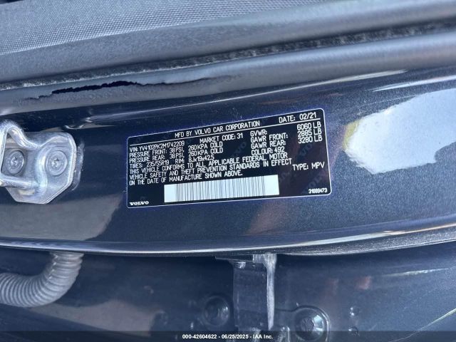 2021 VOLVO XC90 YV4102PK2M1742209 Photo 8