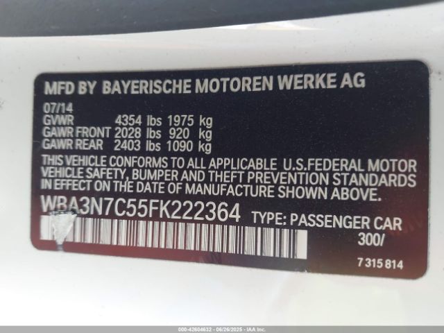 2015 BMW 428I WBA3N7C55FK222364 Photo 8