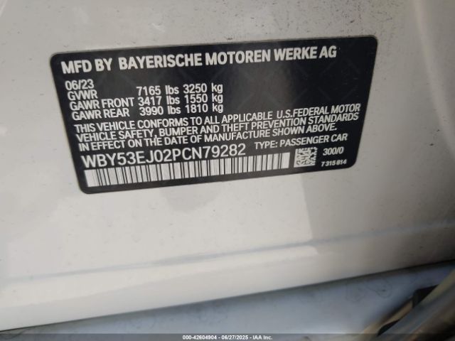 2023 BMW I7 WBY53EJ02PCN79282 Photo 8