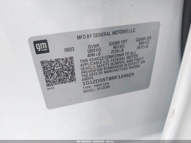 1G1ZD5ST8RF124925 Chevrolet lfv