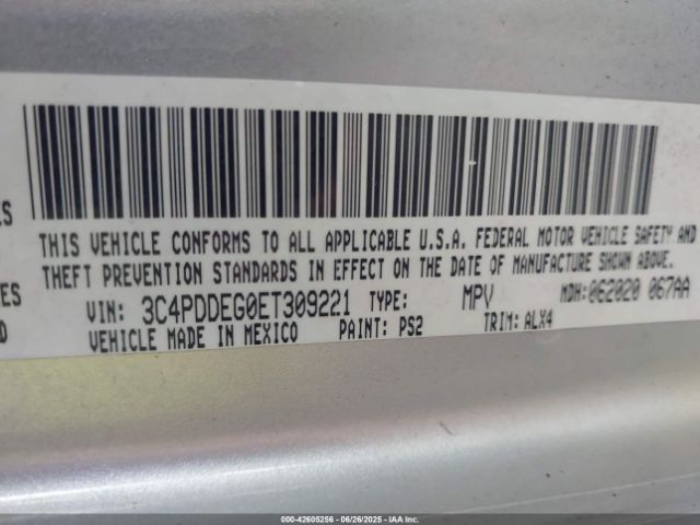 2014 DODGE JOURNEY 3C4PDDEG0ET309221 Photo 8