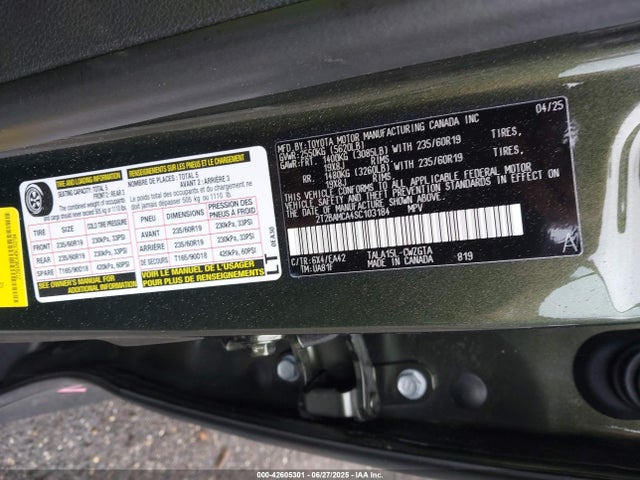 Lexus t24a-fts 2025 2T2BAMCA4SC103184 Image 9