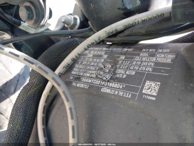 2023 INDIAN MOTORCYCLE CO. SCOUT 56KMTC001P3196804 Photo 9