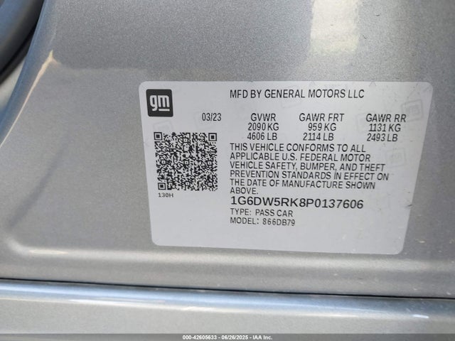 2023 CADILLAC CT5 1G6DW5RK8P0137606 Photo 8