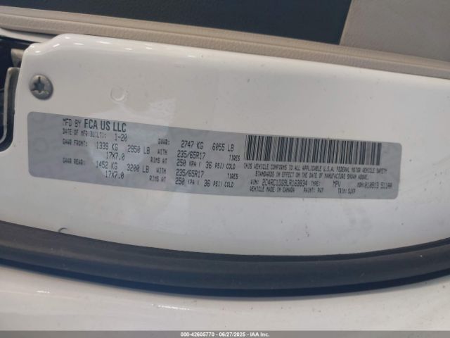 2020 CHRYSLER VOYAGER 2C4RC1DG9LR163834 Photo 8