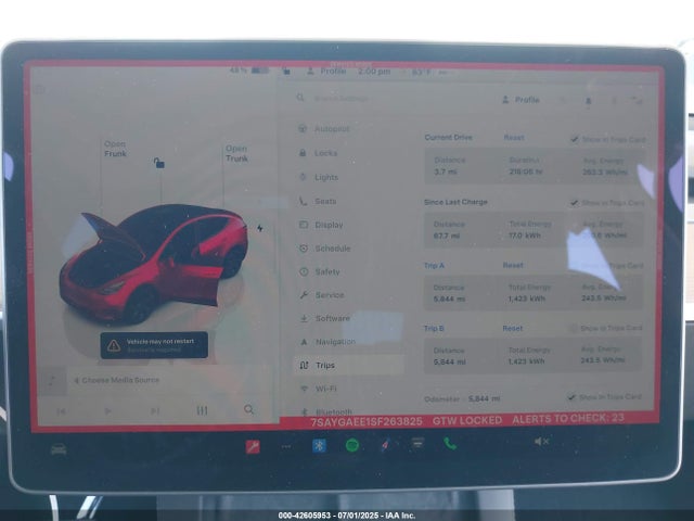 2025 TESLA MODEL Y 7SAYGAEE1SF263825 Photo 6