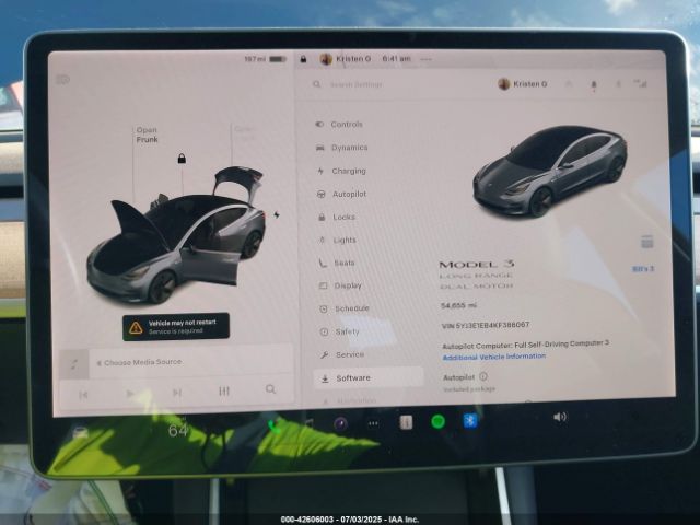 2019 TESLA MODEL 3 5YJ3E1EB4KF386067 Photo 6
