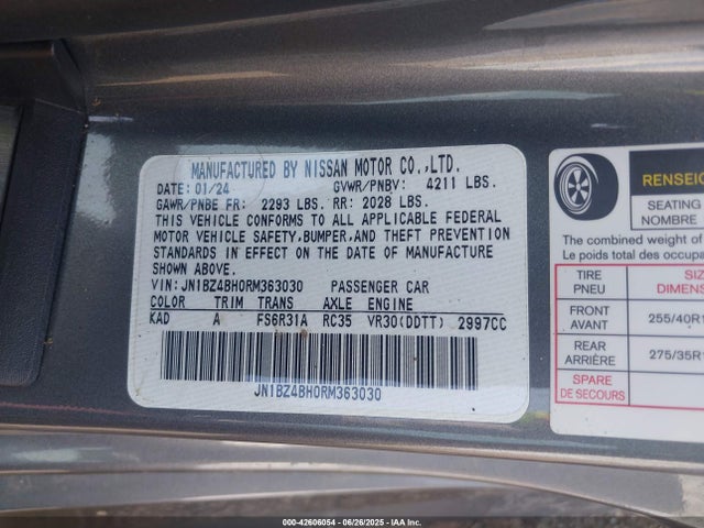 JN1BZ4BH0RM363030 Nissan Tt