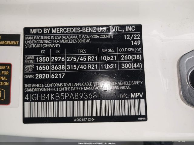 2023 MERCEDES-BENZ GLE 350 4JGFB4KB5PA893681 Photo 8