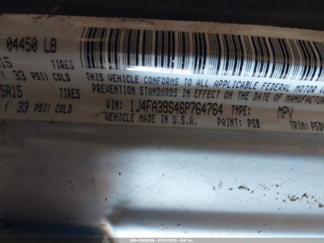 2006 JEEP WRANGLER 1J4FA39S46P764764 Photo 8