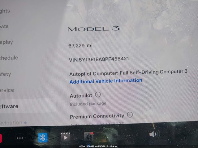 2023 TESLA MODEL 3 5YJ3E1EA8PF458421 Photo 6