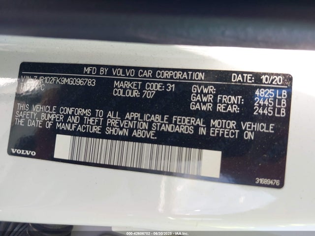 Volvo b4204t (mp) 2021 7JR102FK9MG096783 Image 9
