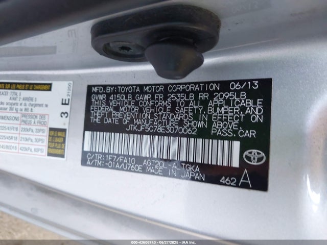 Scion 2ar-fe 2014 JTKJF5C78E3070062 Image 9