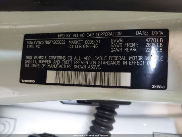 2015 VOLVO S60 YV1612TB6F1305032 Photo 8