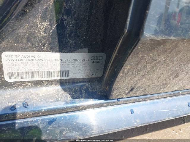 2011 AUDI A4 WAUMFAFL1BN052389 Photo 8