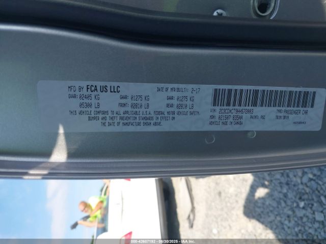 2017 DODGE CHARGER 2C3CDXCT9HH572003 Photo 8