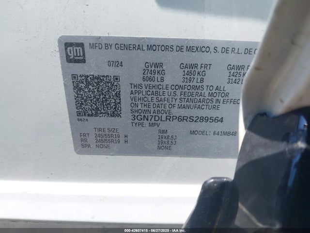 Chevrolet x0b+ec3 2024 3GN7DLRP6RS289564 Image 9