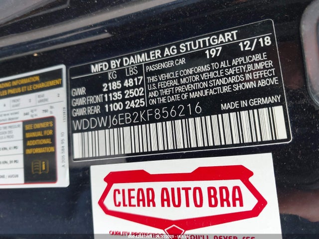 WDDWJ6EB2KF856216 Mercedes-Benz m276