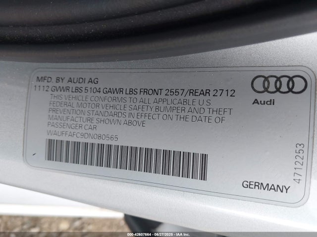 2013 AUDI A6 WAUFFAFC9DN080565 Photo 8