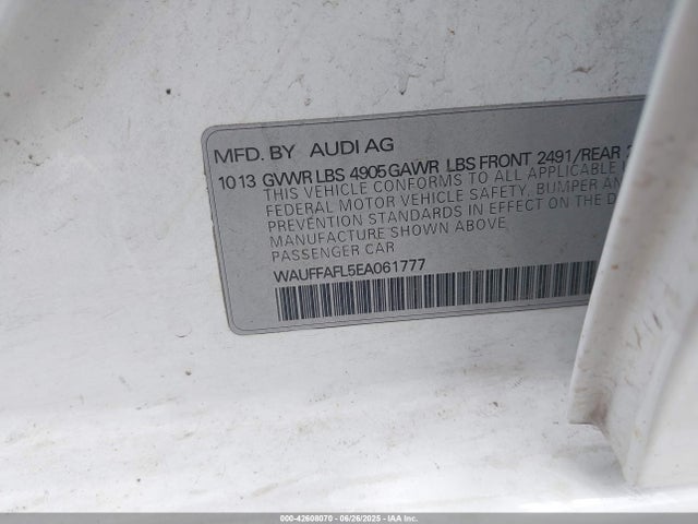 2014 AUDI A4 WAUFFAFL5EA061777 Photo 8