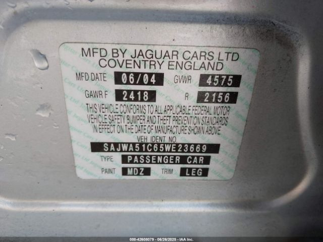 2005 JAGUAR X-TYPE SAJWA51C65WE23669 Photo 8
