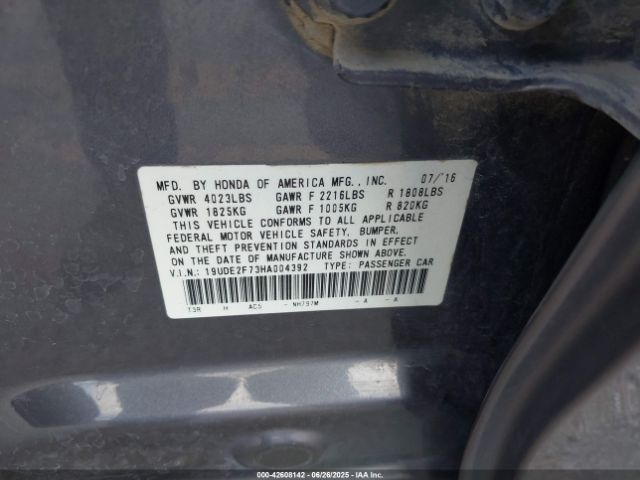 2017 ACURA ILX 19UDE2F73HA004392 Photo 8