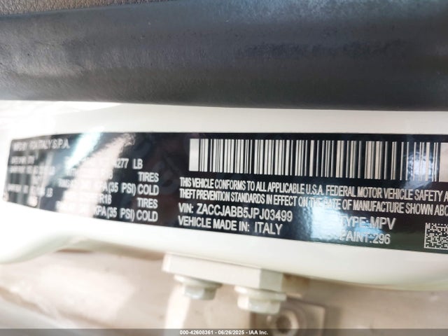 Jeep 2018 2018 ZACCJABB5JPJ03499 Image 9