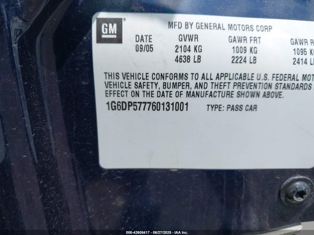 2006 CADILLAC CTS 1G6DP577760131001 Photo 8