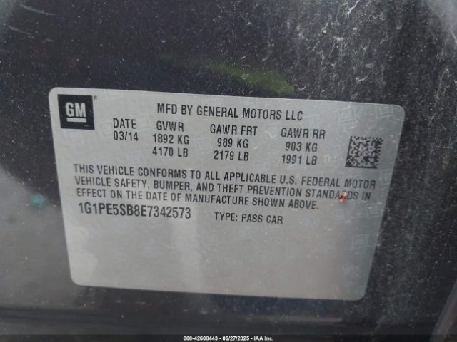 1G1PE5SB8E7342573 Chevrolet LUV