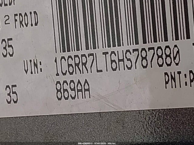 RAM 2017 2017 1C6RR7LT6HS787880 Image 9