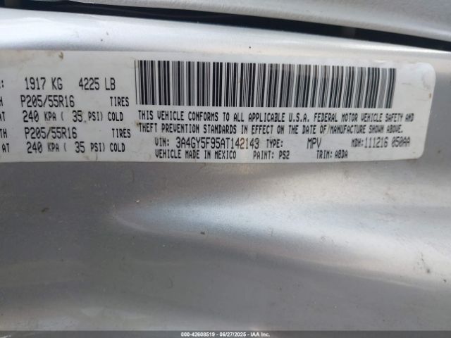 2010 CHRYSLER PT CRUISER 3A4GY5F95AT142143 Photo 8