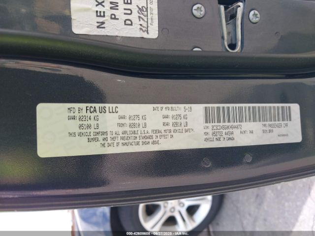 2019 DODGE CHARGER 2C3CDXBG0KH644072 Photo 8