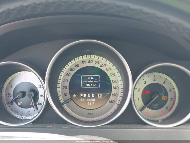 Aukcja sprzedaży 2012 Mercedes-benz C 250 Luxury/sport, vin: WDDGF4HB3CR233709, numer aukcji: 42608644
