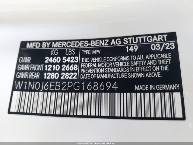 Mercedes-Benz m276 2023 W1N0J6EB2PG168694 Image 9