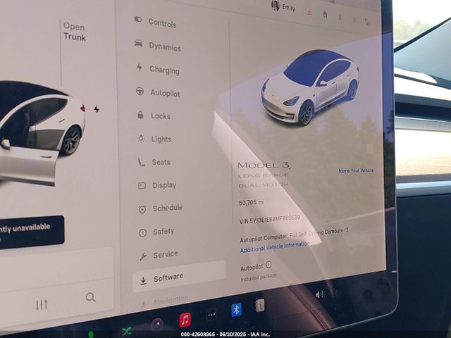 2021 TESLA MODEL 3 5YJ3E1EB9MF869539 Photo 6
