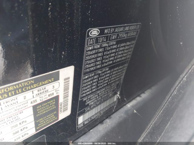 SALWR2WF2EA502462 Land Rover RANGE ROVER SPORT